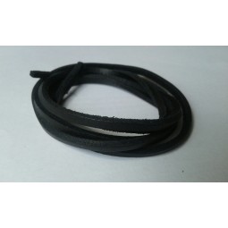 Шнур шкіра чорний тип U0403